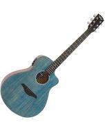 Vintage Pacific Coast Series Electro Acoustic Guitar - Denim Blue