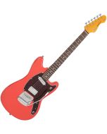 Vintage Revo Series Colt HS Duo Guitar - Firenza Red