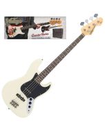 Vintage V49 Coaster Bass Guitar Pack - Vintage White