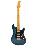Sire S7+ FM/TBL elektrische gitaar s-stijl transparant blauw satin